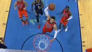 Kanter Throws Down Tomahawk Dunk vs Pelicans | 12.04.16