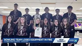 Fire destroys equipment at Osceola bowling alley used by Clarke High School teams