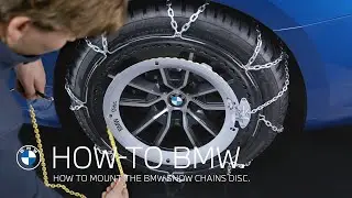 How to mount the BMW snow chains Disc &ndash; BMW How-To