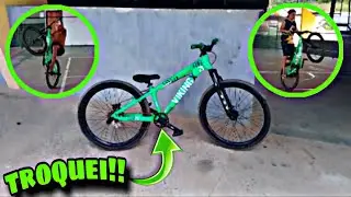 Troquei o pedivela da minha bike! Coloquei o (absolute wild) muito bom!!!!