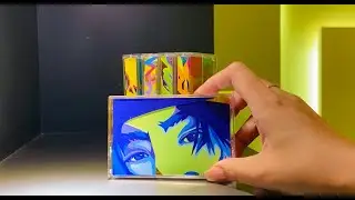 CORTIS코르티스 の Juhoon 주훈主訓のAcrylic painting/tape