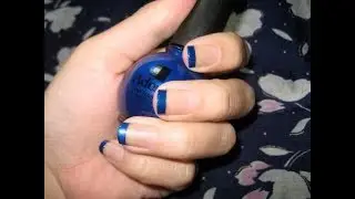 How to Prepare French Manicure Blue Tones- BellezaTv By Juan Gonzalo Angel