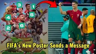 FIFA&rsquo;s New Poster Sparks Controversy #FIFA #CR7 #WorldCup2026