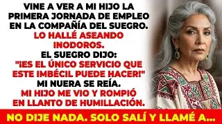 Hallé A Mi Hijo Aseando Los Inodoros… El Suegro Se Burló: Es Todo Lo Que Él Puede Hacer. Llamé