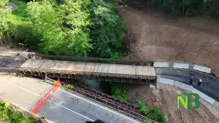 Pollone, aperto al traffico il ponte provvisorio sul torrente Oremo
