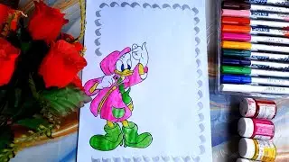Design for chart paper decoration easy/page decoration ideas for project border/how to make design 