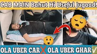 BED in ola uber car 🛏️ owner and driver more income for long or emergency trips