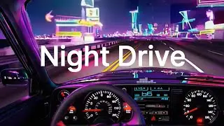 80s Retro Night Drive | Lofi Synthwave Background Music for Relaxing and Focus
