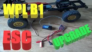 WPL B1 ESC and Receiver Upgrade. More Power Equals Broken Gears!