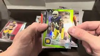 2025 Bowman Chrome University Football Hobby Box Break! INSANE BOX…MASSIVE AUTO!! 🔥🔥🔥