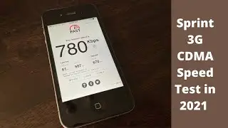 Sprint 3G CDMA Speed Test in 2021 on iPhone 4S. Does anyone still use 3G?
