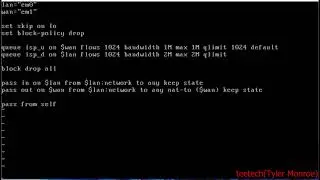 OpenBSD Mitigating Bufferbloat Using PF