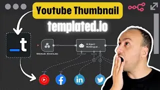 Automatise tes miniatures YouTube avec templated.io et n8n &mdash; r&eacute;sultat FOU 🤯