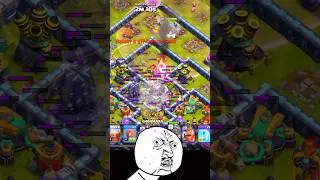 Best Warden fireball attack 🔥 #clashofclans #coc #gaming #shorts #games #clashofclansinnepali