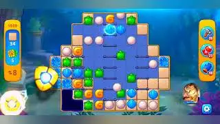 Fishdom, 1449 level,no Booster - 1449 уровень, прохождение без бустеров.