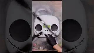 I transformed a Jack Mask into HUGGY WUGGY! #diy #art #mask #cosplay #huggywuggy #poppy #halloween