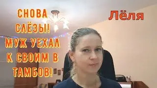 Снова слёзы! Муж уехал к своим в Тамбов! Деревенский дневник очень многодетной мамы Обзор