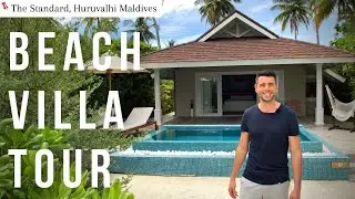 The Standard, Huruvalhi Maldives Ocean Beach Villa Tour - Maldives 5* Luury 🏝🇲🇻