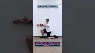 Banded Wall Open Book #shoulderarthritis #shoulderpainrelief #comebackperformance #fixshoulderpain #