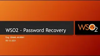 004 - WSO2 IS - Password Recovery