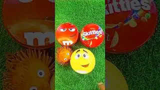 Satisfying video | unpacking 🍫mixing open Candy 3 M&M'S and Skittles Boxes ASMR