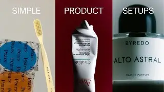 shooting product at home with a simple set-up
