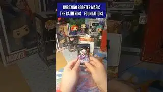Unboxing Booster Magic The Gathering - Foundations #Unboxing #Magic #EsDeeKid #Meme #Viral #Shorts
