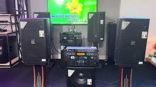 Dàn karaoke chính hãng GFacoustic. Giá chỉ loanh quanh ~20tr bao chất lượng cho ae. Lh :0982343989