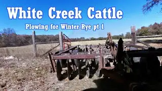 WCC - Plowing for Winter Rye Grass pt 1 (video 2 covering reseeding lawns and grazing pastures)