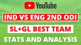 IND vs ENG Team Today | IND vs ENG 2nd ODI Prediction | IND v ENG | Fantasy Support