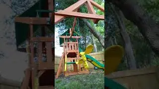 installing anchor's for a swing set.