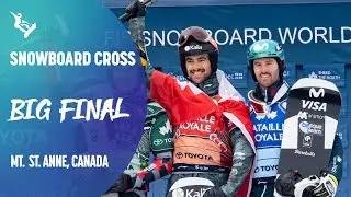 Eliot Grondin takes his first World cup win of the season | Mt St. Anne | FIS Snowboard