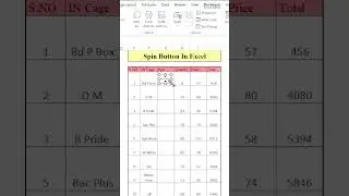 Spinner Buttons In Excel SHOCKINGLY Easy To Master |Jyoti Singh #shorts #exceltricks  #excelformula