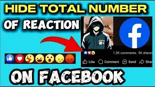 PAANO ITAGO ANG BILANG NG REACTION SA FACEBOOK POST | HIDE REACTION COUNT ON FACEBOOK POSTS