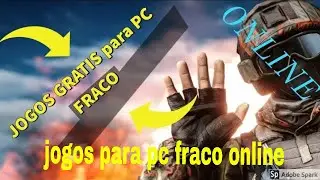 TOP JOGOS PARA PC FRACO GRATIS ONLINE
