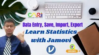 Data Entry, Save, Import, Export in Jamovi | Data Analysis Myanmar