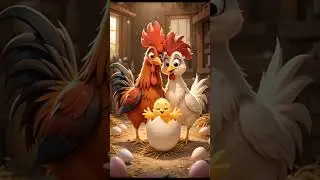 Beautiful Family Moments #family #cuteanimal #roaster #hen #chicks #familymoments #trendingshorts