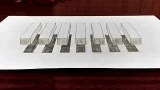 Как Нарисовать Пешеходный Переход с Помощью Оптической Иллюзии 3D