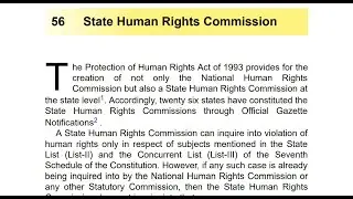 56 State Human Rights Commission