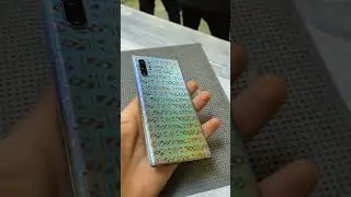 Samsung Galaxy note 10 plus в текстурной защите корпуса. такая вот красота получилась