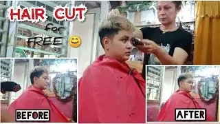 Asawa ko, Barbero ko 😊😍 #JamesBeautyParlor #supportivepartner❤
