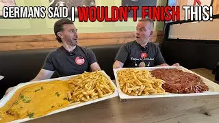 Germans said I Wouldn't Finish This MASSIVE SCHNITZEL Challenge