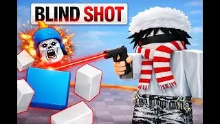 🔥 100 PLAYERS &mdash; SHOOTING BLINDLY! BLIND SHOT CHALLENGE IN ROBLOX