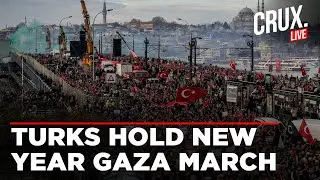 LIVE | Erdogan's New Year Message To Israel, Massive Gaza March On Istanbul Galata Bridge | Turkey