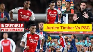🚨TIMBER MASTERCLASS: ARSENAL'S DEFENSIVE PRODIGY SHUTS DOWN PSG ATTACK IN STUNNING DISPLAY!🤯