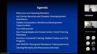 Employment and Training Information Session for Western Alaskans 2025-12-02