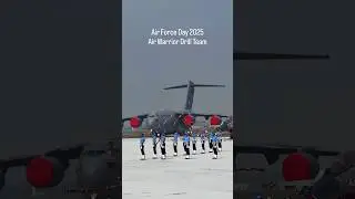 Air Force Day 2025 Air Warrior Drill Team. #airforce #airforceday #indianairforce #aircraft #iaf