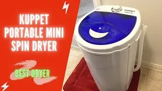 KUPPET Portable Mini Compact Spin Dryer Review | KUPPET Portable Dryer Instructions & Test #shorts
