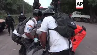 Firefighters recover bodies of volcano victims in Guatemala