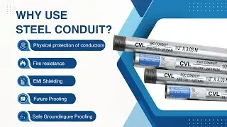 Advantages of G.I steel conduit vs PVC conduit for Extra Low Voltage Systems in buildings& factories